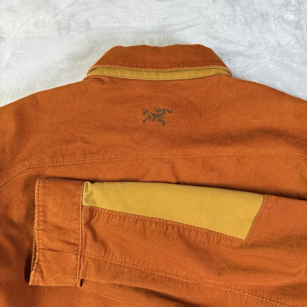 Arc'teryx Merlon Corduroy Shirt Jacket Men's Small**(see measurements) Orange